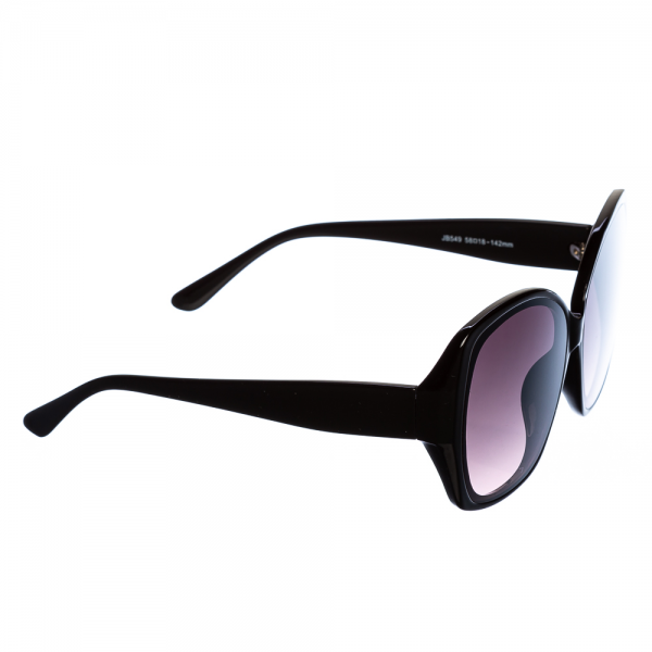Γυναικεία γυαλιά ηλίου μαύρα με μωβ - Kalapod.gr